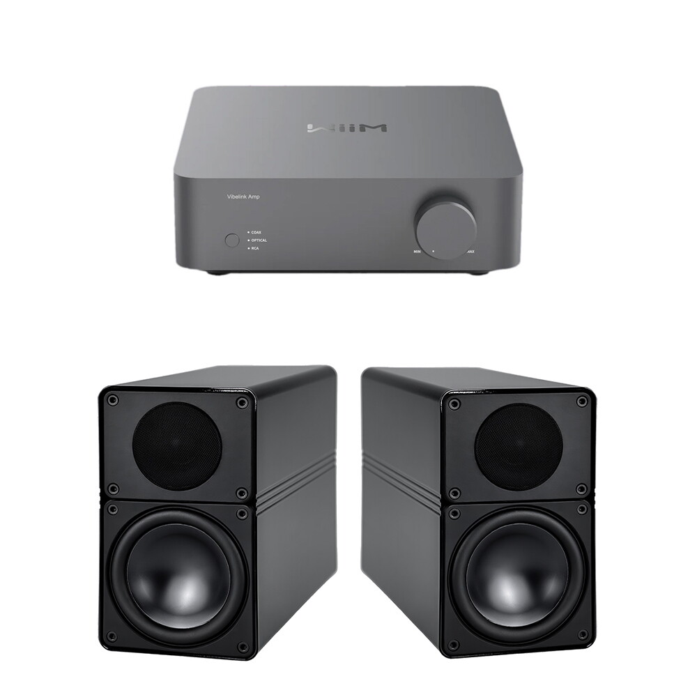 WiiM(윔) Vibelink Amp + 엘락 BS305 하이파이 오디오