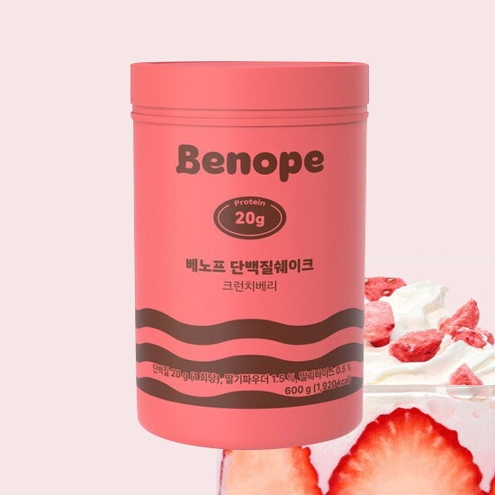 [베노프]대용량 단백질쉐이크 크런치베리