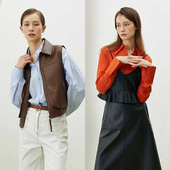 *런칭이래 최저가* 카시바디 레더 베스트/스커트 오늘만 최대특가!💥