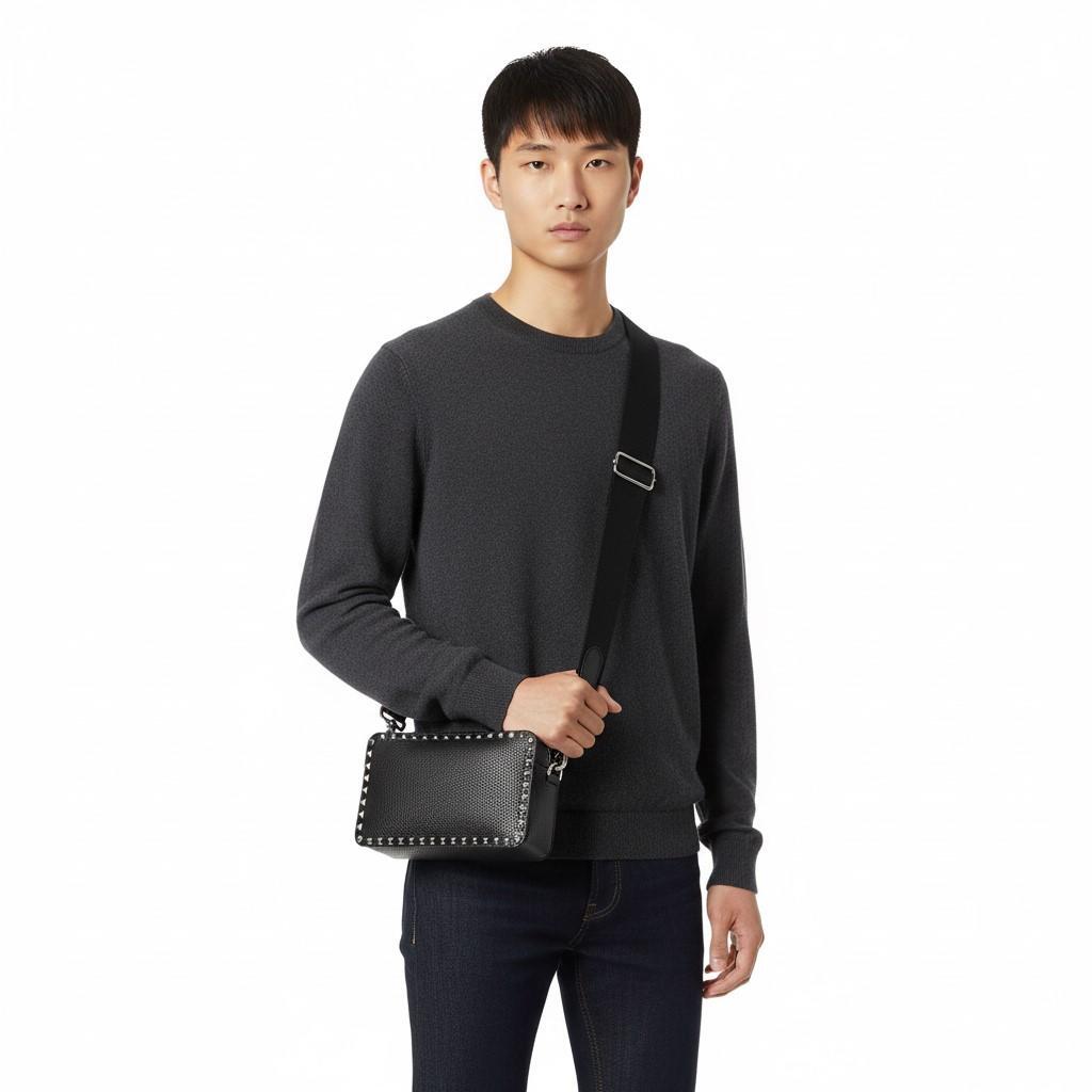 발렌티노 발렌티노 배송 발렌티노 크로스백 락스터드 남여공용 숄더백 6Y2B0704 TED 0NO