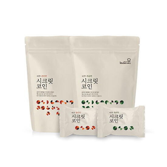 [키친스토리](빠른배송) 빅마마 이혜정의 시크릿코인 205알(편안한맛 8팩+5알 +개운한맛2팩, 팩 당 20알)