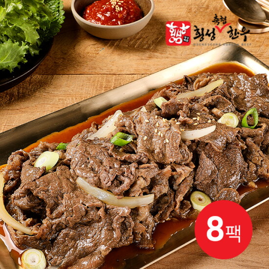[프레시지(신)]횡성축협한우 양념 불고기 300g X 8팩, 총 2.4kg