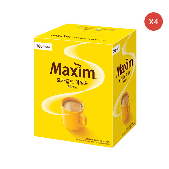 [맥심]맥심 모카골드 마일드 280Tx4개입 총1120T