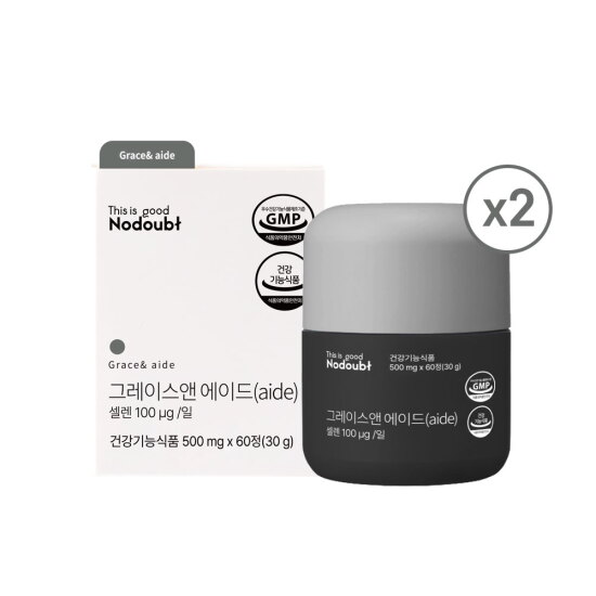 [노다웃]노다웃 그레이스앤 에이드 60캡슐 (1개월) X 2박스