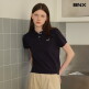 [BNX]퍼피 자수 투버튼 카라넥 반팔 카라티 (BX1KP001L0)
