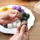 [더바른 떡][뇌절혜택] 자연해동 오색송편 550g 1+1팩(총 2팩) 추석 송편