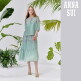 [안나수이]안나수이(ANNA SUI) 코튼 플라워 셋업 3종(블라우스+스커트+이너)