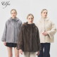 [엘페]○24FW 풀스킨 휘메일 밍크 후드케이프_유색_EJ11