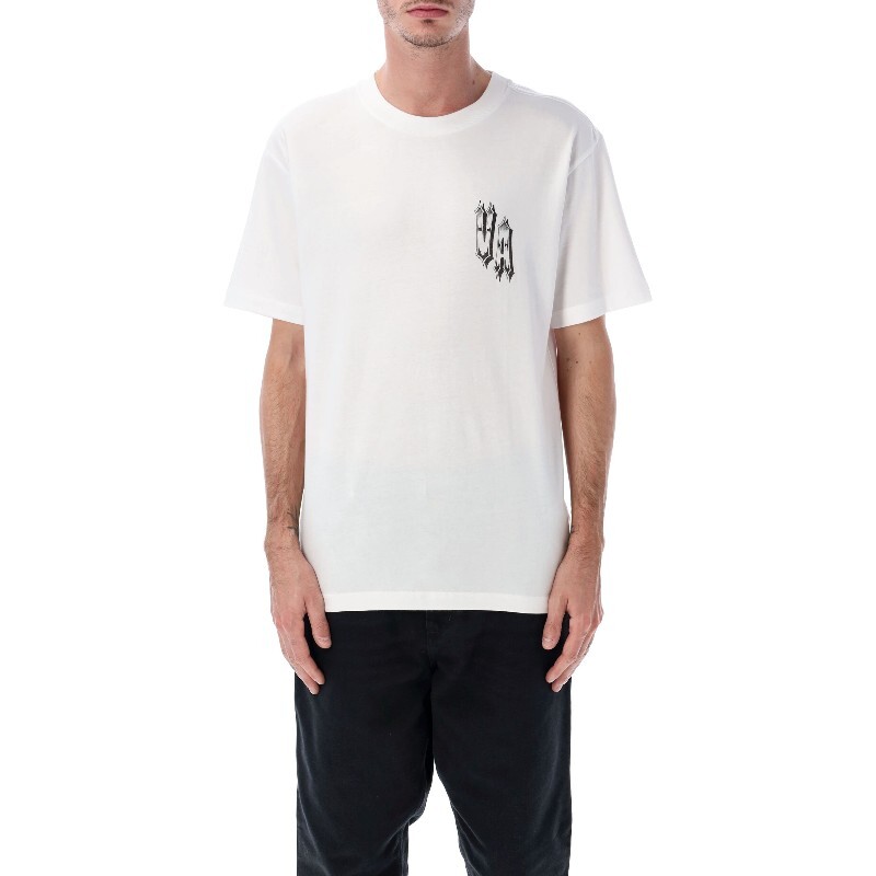 RVCA 루카(진유니) 루카 타이거 프린트 크루넥 티셔츠 EVYZT00289 WHT