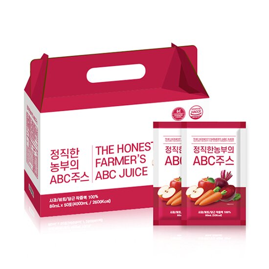 의 ABC주스 100포 (80mlx50포x2박스)