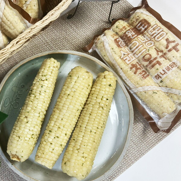 밀리언푸드 푸드맛남 강원도 (25년)햇 냉동 찰옥수수 허니버터맛 15개