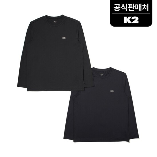 [K2]E_1+1 긴팔 기본 라운드 티셔츠_GMU24281Z1