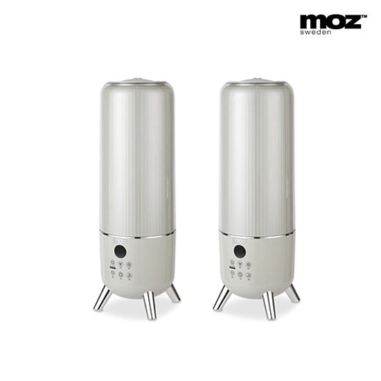 [더블구성 아이보리] MOZ 모즈 스웨덴 UV살균 6L 대용량 가습기(DMH-720C)