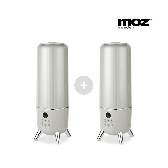 [더블구성 아이보리] MOZ 모즈 스웨덴 UV살균 6L 대용량 가습기(DMH-720C)