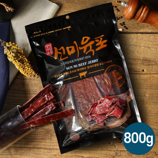 [선미육포](착하고맛있는선미육포)소고기육포 800g