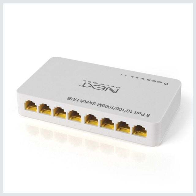 상세정보참조 지오벤처스 기가비트 8포트 스위치허브 소호 가정용기가허브