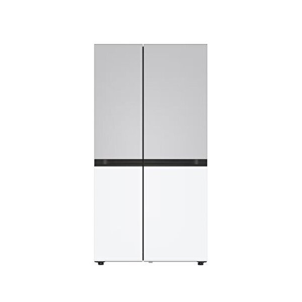 에스케이스토아주식회사 LG전자 [하프클럽/LG전자]LG 디오스 AI 오브제 베이직 2도어 냉장고 832L   ELO 프라이팬 2종 (S836MRQ032)