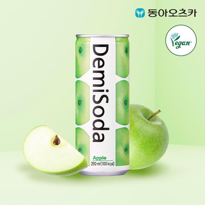 셀러허브 식품 데미소다 애플 250ml x 30캔