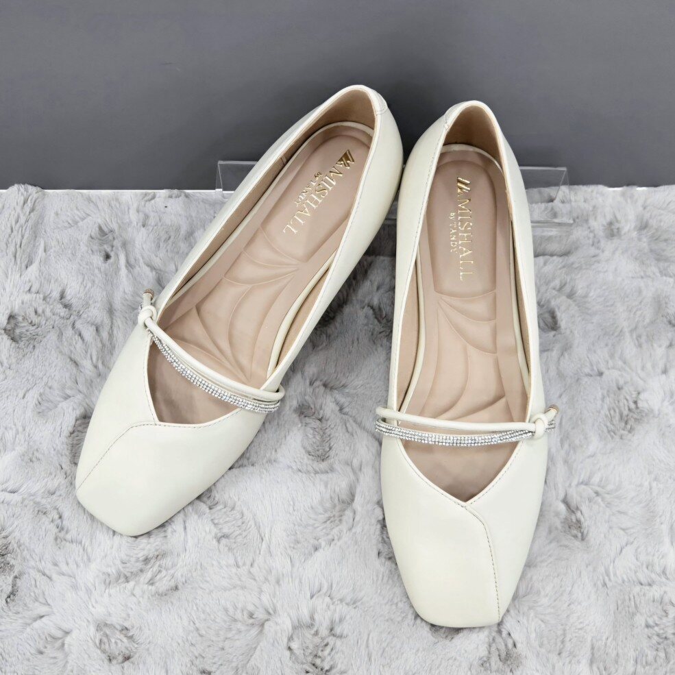 미셸 탠디 (패플) [탠디]보석 스트랩 펌프스 X2HF50SP27 G-IVORY 4SD JJ_JJ