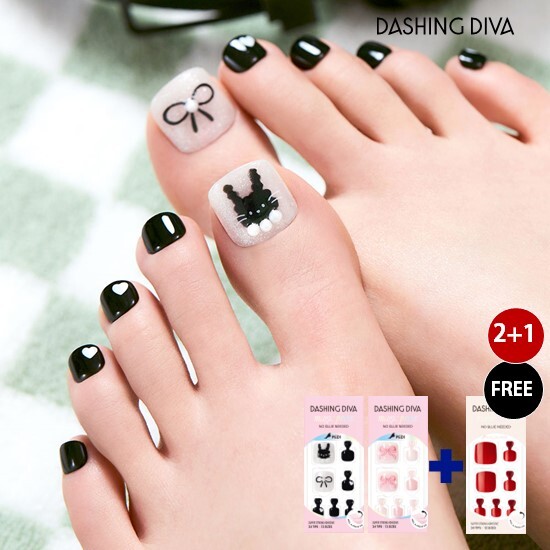 [데싱디바]롯데 단독 데싱디바  아트  페디 카트 2+1(원하는 1종 증정)