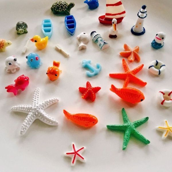 교보문고 와인앤쿡마리모 열대어 어항꾸미기 피규어세트