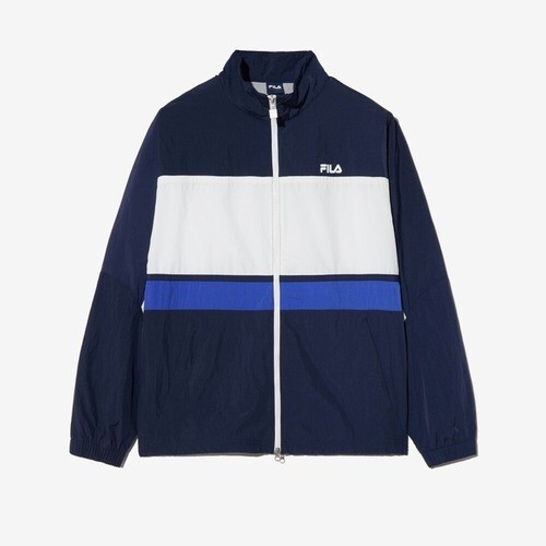 휠라 휠라 휠라 FILA 남녀공용 경량타슬란 휠라블록 트랙 바람막이 다크네이비 FS2JKH1102UDNA 60B1493996