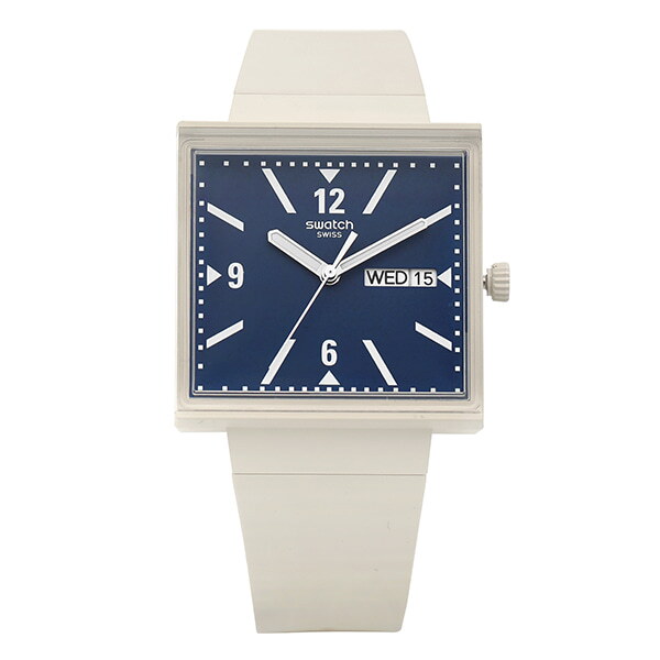 SWATCH [하프클럽/스와치]스와치 SO34T700 BIOCERAMIC WHAT IF BEIGE 여성 우레탄시계 타임메카