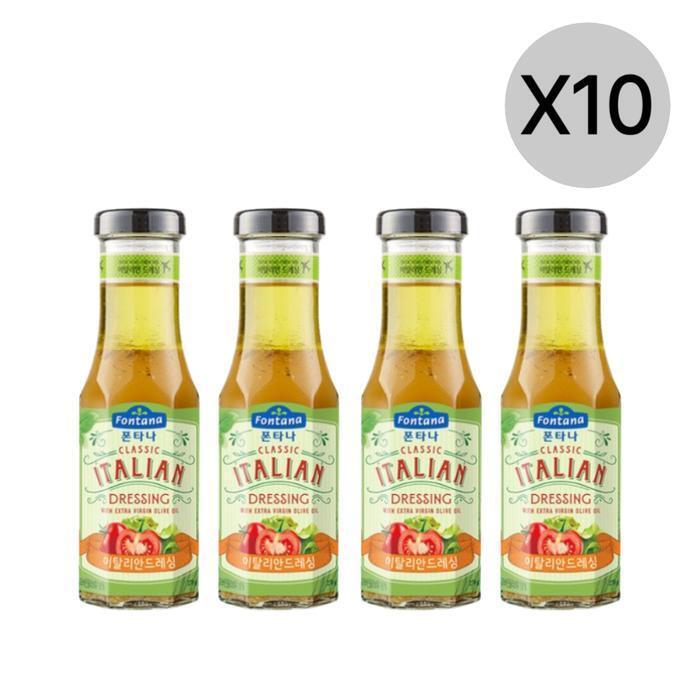셀러허브 식품 폰타나 이탈리안 드레싱 270g X40개 샐러드 오일 소스