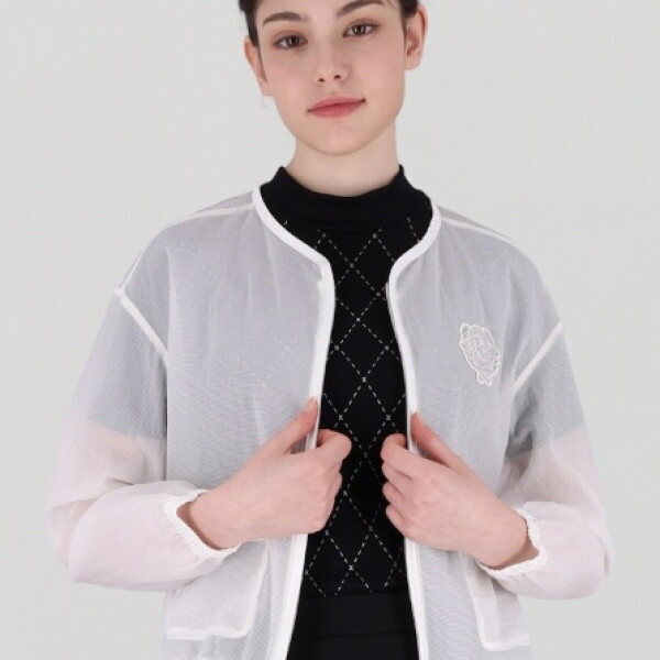 엘르골프 [엘르골프]여성아웃포켓 포인트 점퍼   6J-41381_US