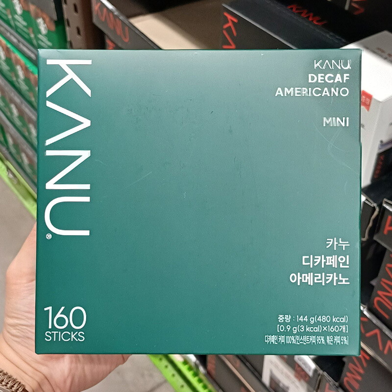오늘담은(주) [코스트코] 맥심 카누 디카페인 아메리카노 0.9g x 160개입 / 커피스틱