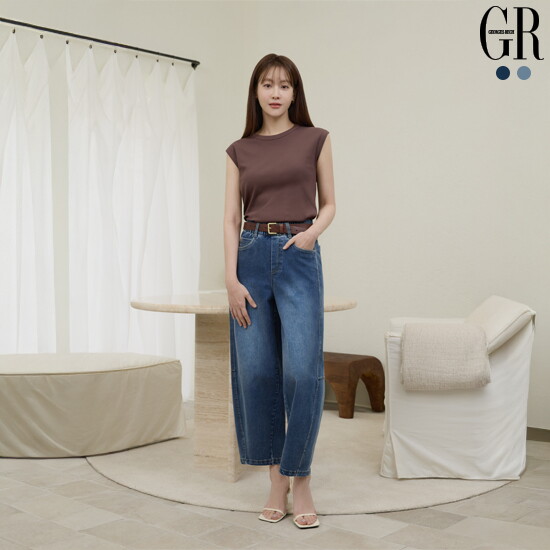 [조르쥬 레쉬]26SS 커브드 배럴 데님 2종 (G6CDW)