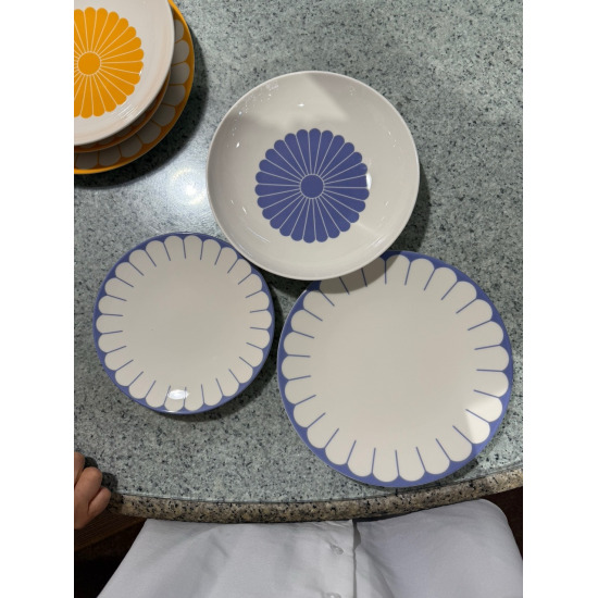 [잇태리보스][수량 2개]Villeroy & Boch 블루 플라워 디너세트 3p