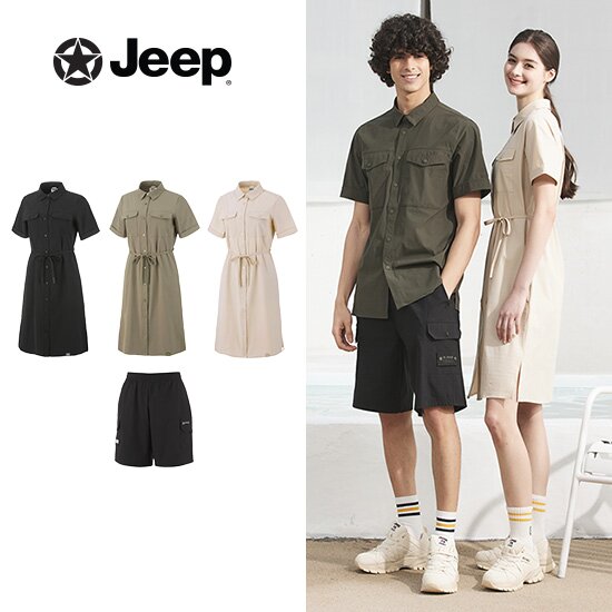 여성 SUMMER 셔츠드레스 + 반바지 SET