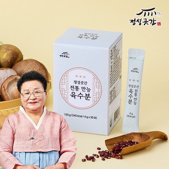 [정성곳간]정성곳간 강순의명인 전통 만능육수분 180포, 4gx30포x6박스