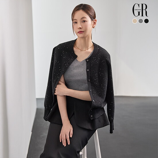 [조르쥬 레쉬](런칭가 79,900원) (25FW) 쥬얼 시퀸 가디건 3종