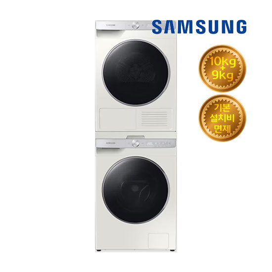 삼성전자 [렌탈]삼성전자 삼성 그랑데 AI 세탁기 건조기 렌탈 (10kg+9kg) WW10TP34DSG_DV90T5740SE/60개월 의무사용