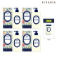 [키라니아]데오 드 퍼퓸 바디워시 실속패키지 (바디워시 300ml * 4 + 체험분 6ml * 1)
