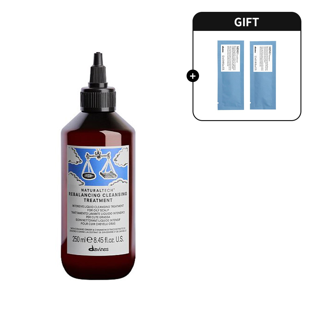 다비네스 (단독) 리밸런싱 클렌징 트리트먼트 250ml+(12ml 2종 증정)
