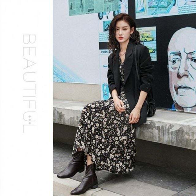 모노무드 [모노무드]모노무드 LH-41926 데일리 인기 여성 데이트 외출 감성 패션 플라워 패턴