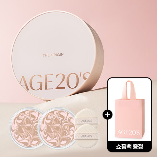 [에이지투웨니스]에이지투웨니스 디오리진 에센스 팩트(핑크/화이트)(본품1+리필1)
