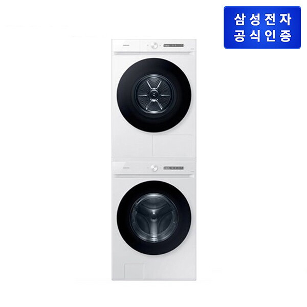 삼성전자 Bespoke AI 세탁기 WF21CB6650BW 21kg + 건조기 DV17CB6600BW 17kg (키트포함/ 직렬설치)