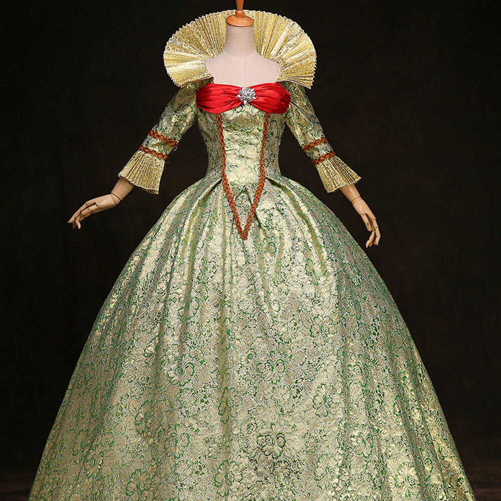 지앤제이커머스 교복몰 골드그린 라운드 빅카라 페스티벌 드레스 코스