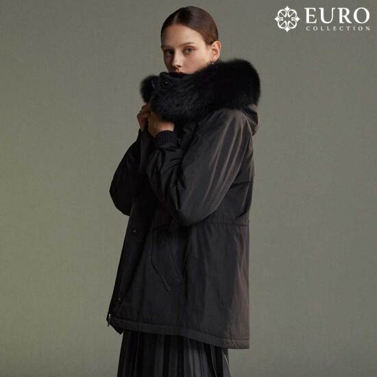 [유로컬렉션][정가 399,000원]유로컬렉션 유러피안 퍼 컬렉션 사파리코트