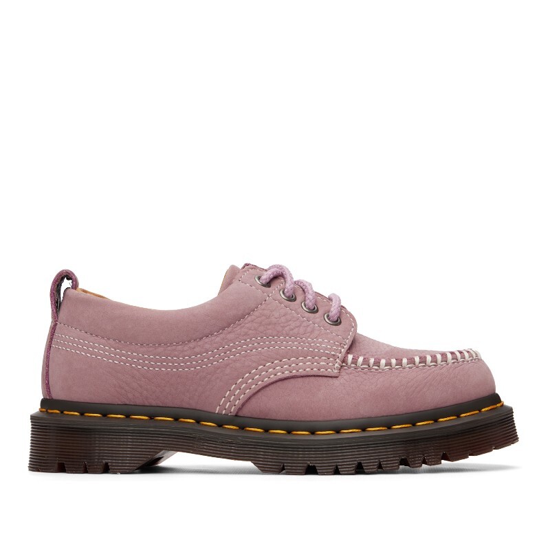 DR.MARTENS 닥터마틴 닥터마틴 핑크 로웰 누벅 가죽 더비 슈즈 42365650 Dusty Rose