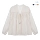 [LBL](런칭가 69,900원)26SS SHEER 프릴 블라우스 2종
