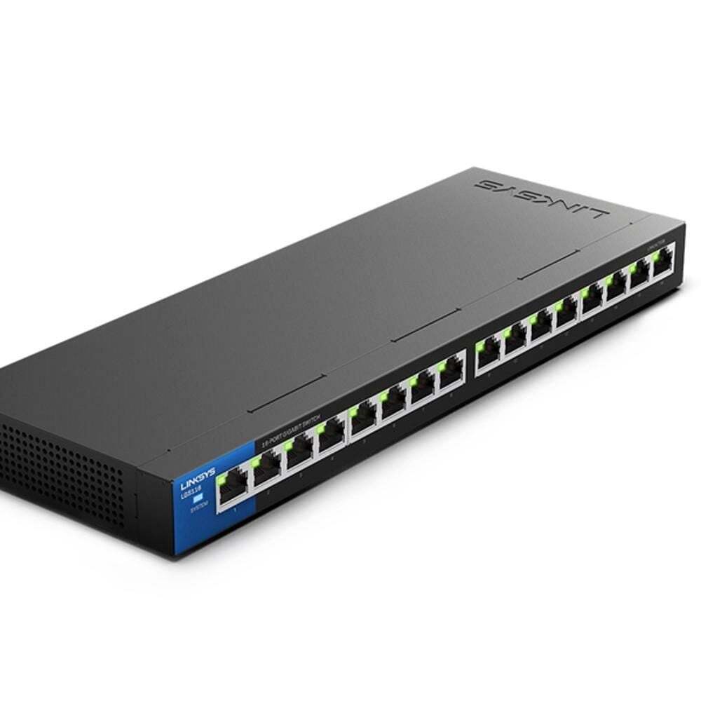 오너클랜 기가 16포트 스위칭허브 Linksys 네트워크스위치