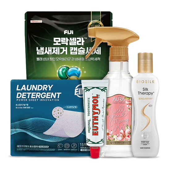 상세페이지참조 [LG생활건강] ~20% 쿠폰할인! 피지/테크/실크테라피/유시몰 외 생필품 TV상품 BEST 모음전