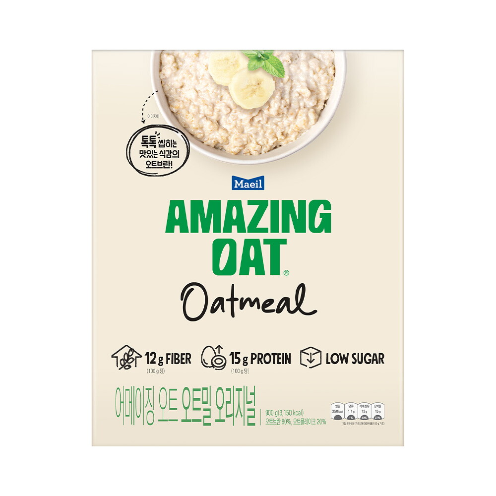 매일유업 [매일] 어메이징오트 오트밀 오리지널 900g 1개