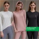 [베네통]베네통 24FW 에어로웜 여성 동내의 3세트