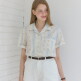 [아워호프]Ansley Flower Shirt - White (H25SM3-SH02-WHI)